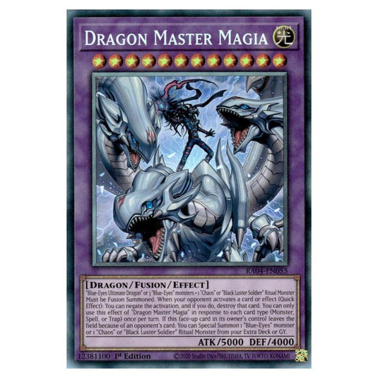 Yu-Gi-Oh! - Quarter Century Stampede - Dragon Master Magia (Collector's Rare) RA04-EN055-CR