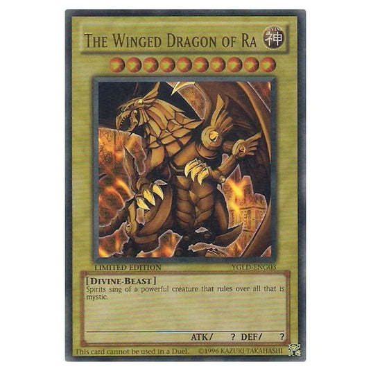 Yu-Gi-Oh! - Yugi's Legendary Decks - The Winged Dragon of Ra (Ultra Rare) YGLD-ENG03