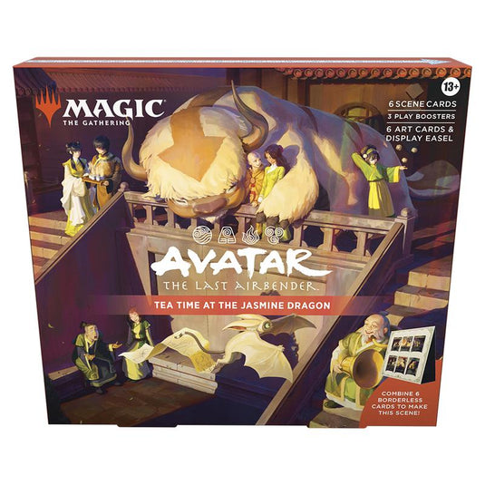 Magic The Gathering - Avatar the Last Airbender - Tea Time at the Jasmine Dragon Scene Box
