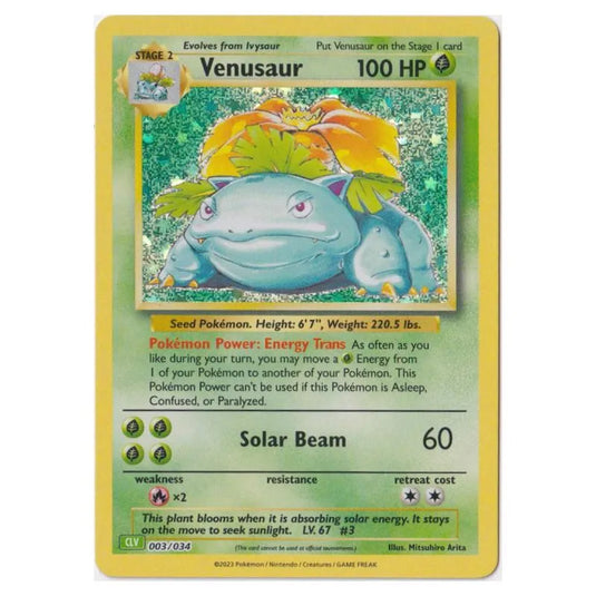 Pokemon - Pokémon Trading Card Game Classic - Venusaur & Lugia ex Deck - Venusaur 003