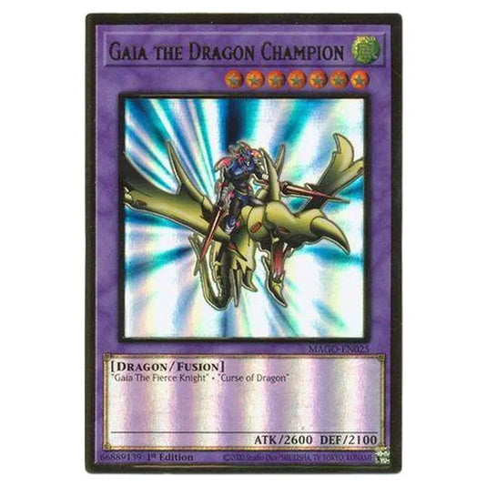 Yu-Gi-Oh! - Maximum Gold - Gaia the Dragon Champion (Premium Gold Rare) MAGO-EN025