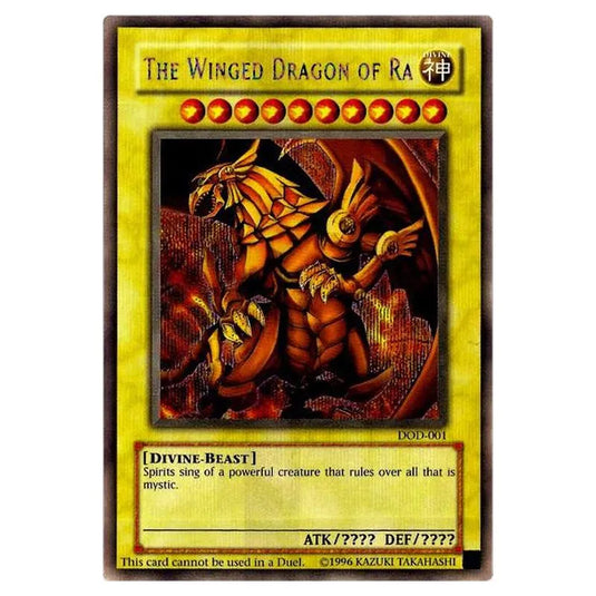 Yu-Gi-Oh! - Dawn of Destiny - The Winged Dragon of Ra (Prismatic Rare) DOD-001