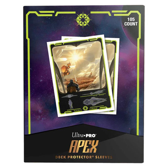 Ultra Pro - Magic The Gathering - Edge Of Eternities - Apex Deck Protector Sleeves - 105 Sleeves - White Mythic