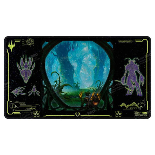 Ultra Pro - Magic The Gathering - Edge of Eternities - Playmat - Mythic Green Holofoil