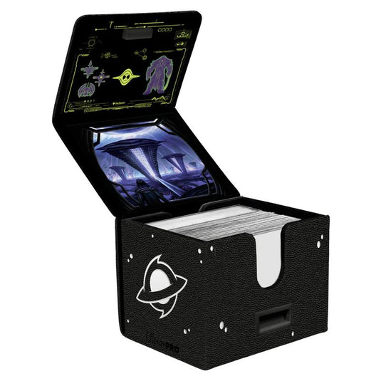 Ultra Pro - Magic The Gathering - Edge of Eternities - Alcove Edge Deck Box - Black Mythic