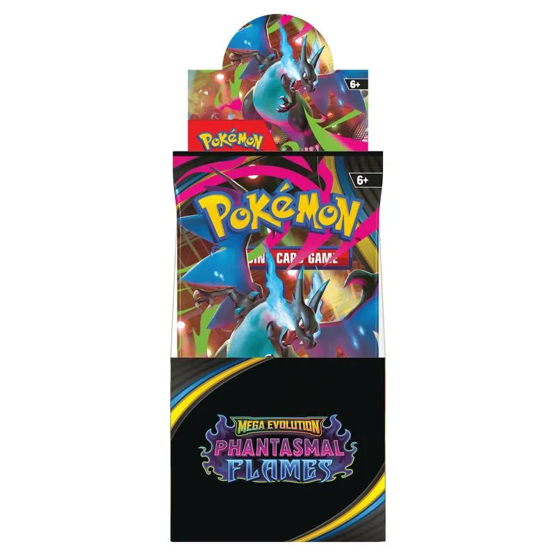 Pokemon - Mega Evolution - Phantasmal Flames - Half Booster Box (18 Pa Pokemon - Mega Evolution - Phantasmal Flames - Half Booster Box (18 Pa