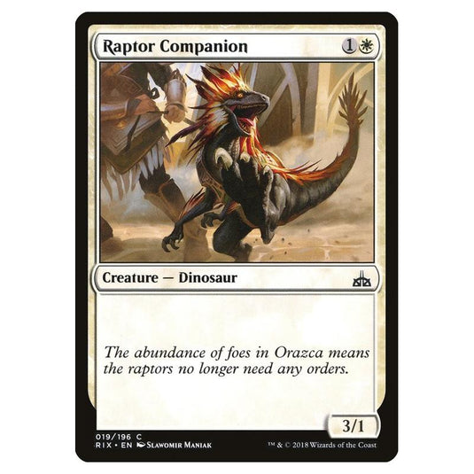 Magic The Gathering - Rivals Of Ixalan - Raptor Companion - 19/196