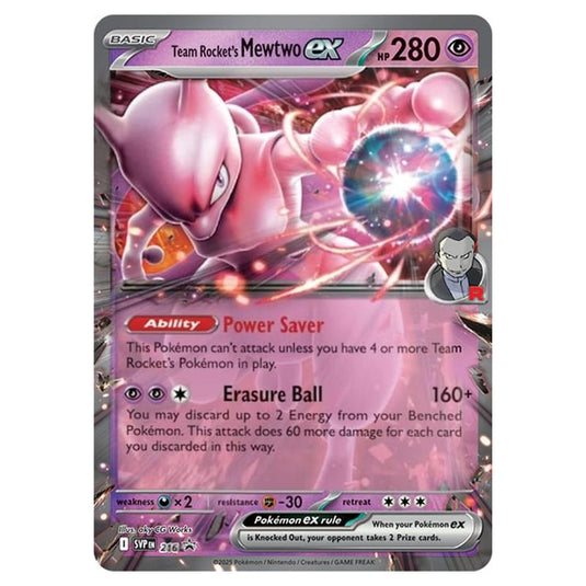 Pokemon - SV Black Star Promos - Team Rocket's Mewtwo - SVP216