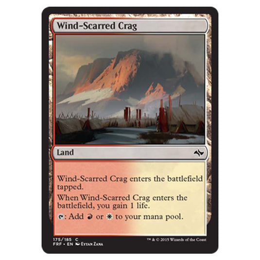 Magic the Gathering - Fate Reforged - Wind Scarred Crag - 175/185