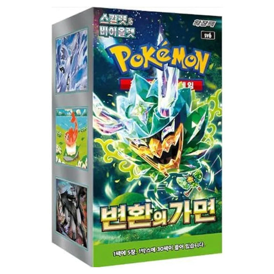 Pokemon - Scarlet & Violet - Mask of Change - Korean Booster Box (30 Packs)