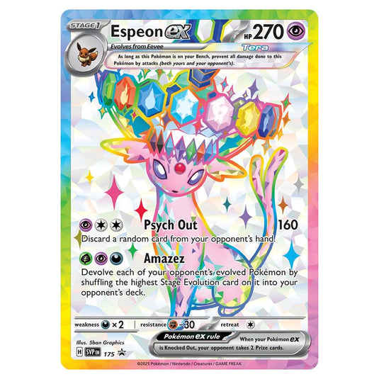Pokemon - SV Black Star Promos - Espeon ex - SVP175