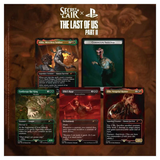 Magic the Gathering - Secret Lair x Playstation Superdrop - Secret Lair x The Last of Us: Part II (Non-Foil Edition)