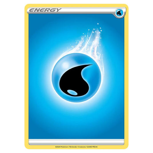 Pokemon - Sword & Shield - Base Set - Water Energy Card (Holo)