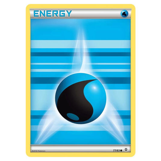Pokemon - XY - Generations - Water Energy - 77/115 (Holo)