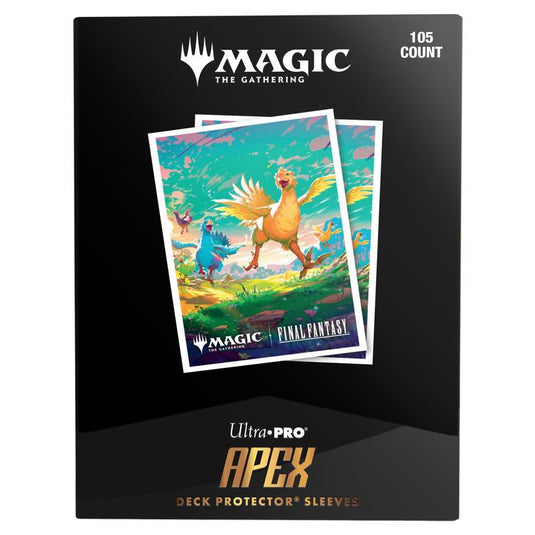 Ultra Pro - Magic The Gathering - Universes Beyond - Final Fantasy - Apex Deck Protector Sleeves - 105 Sleeves - Chocobo