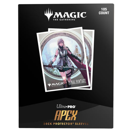 Ultra Pro - Magic The Gathering - Universes Beyond - Final Fantasy - Apex Deck Protector Sleeves - 105 Sleeves - Lightning, Army of One
