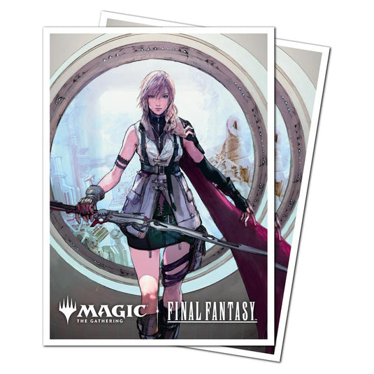 Ultra Pro - Magic The Gathering - Universes Beyond - Final Fantasy - Apex Deck Protector Sleeves - 105 Sleeves - Lightning, Army of One