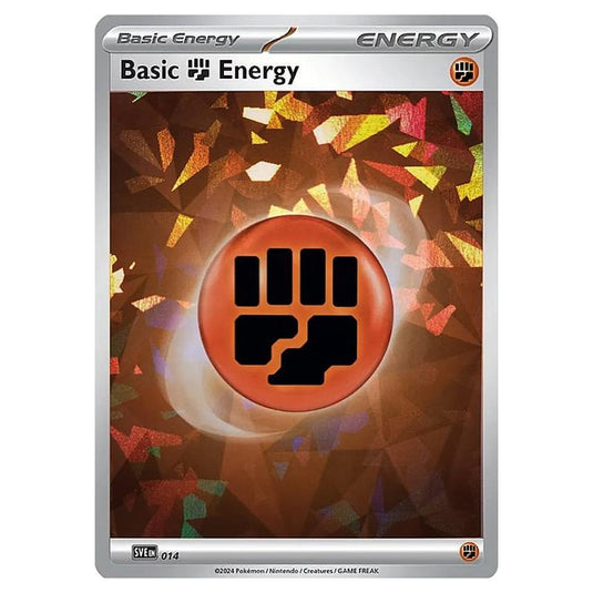 Pokemon - Scarlet & Violet - Fighting Energy Card - Terapagos UPC (Holo)