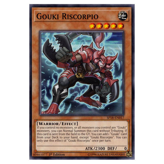 Yu-Gi-Oh! - Star Pack VRAINS - Gouki Riscorpio (Common) SP18-EN017