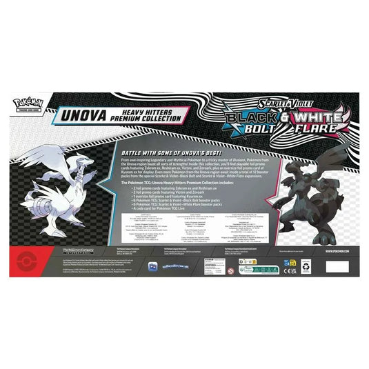 Pokemon - Scarlet & Violet - Black Bolt & White Flare - Unova Heavy Hitters Premium Collection