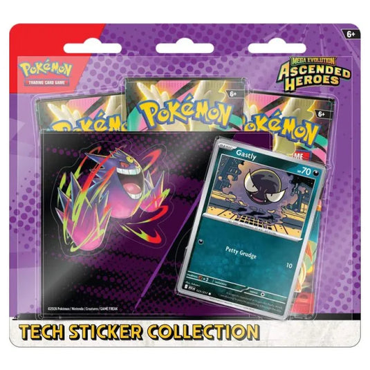 Pokemon - Mega Evolution - Ascended Heroes - Tech Sticker Collection - Ghastly