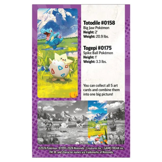 Pokemon - Mega Evolution - Ascended Heroes - Mini Tin - Togepi & Totodile