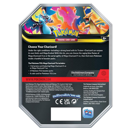 Pokemon - Mega Evolution Tin - Mega Charizard Y ex