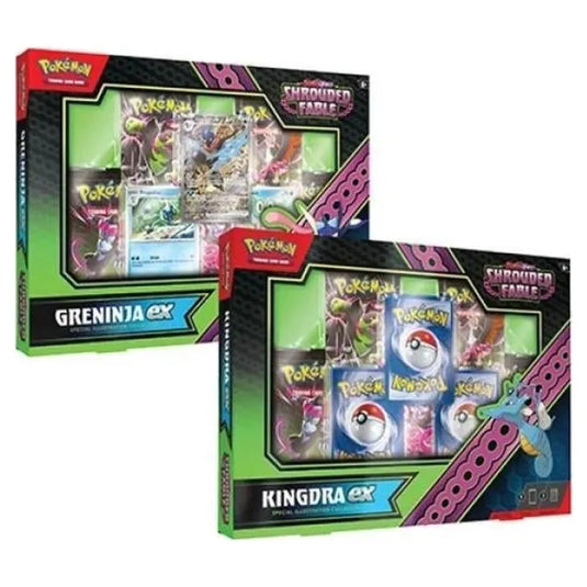 Pokemon - Scarlet & Violet - Shrouded Fable - Greninja & Kingdra ex Box - Bundle