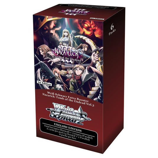 Weiss Schwarz - Nazarick: Tomb of the Undead Vol.3 - Extra Booster Box (6 Packs)
