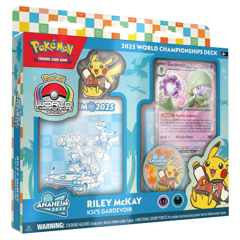 Pokemon Cards Riley Pokemon - 2025 World Championship Deck - Riley McKay (KSI's Gardevoir)
