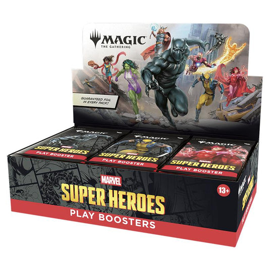 Magic The Gathering - Marvel Super Heroes - Play Booster Box (30 Packs)