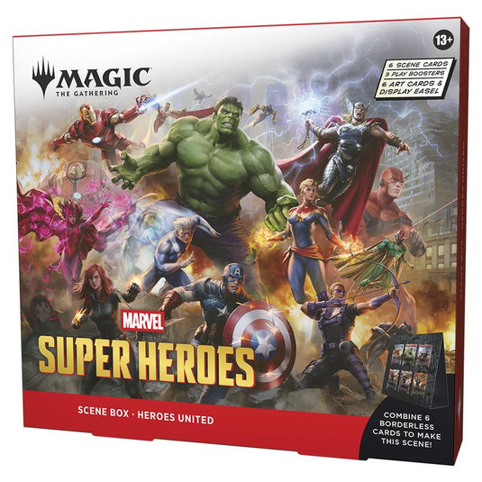 Magic The Gathering - Marvel Super Heroes - Scene Box - Heroes United