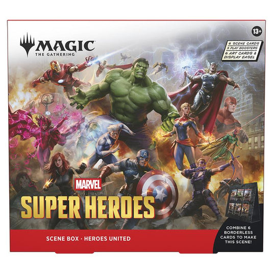 Magic The Gathering - Marvel Super Heroes - Scene Box - Heroes United