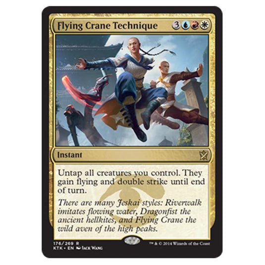 Magic the Gathering - Khans Of Tarkir - Flying Crane Technique - 176/269