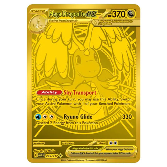 Pokemon - Mega Evolution - Ascended Heroes - Mega Dragonite ex - 295/217