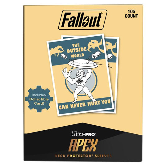 Ultra Pro - Fallout - Apex Deck Protectors (105 Sleeves) - The Outside World