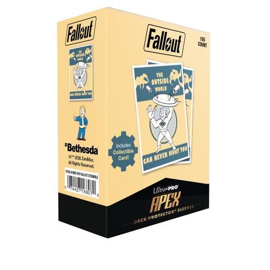 Ultra Pro - Fallout - Apex Deck Protectors (105 Sleeves) - The Outside World