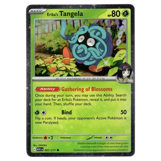 Pokemon - Mega Evolution - Ascended Heroes - Erika's Tangela - 007/217 (Cosmo Holo)