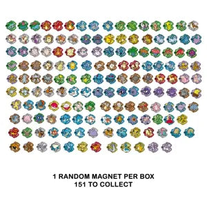 Pokemon - Simplified Chinese - 151 - Jigsaw Magnet Set - Blind Box