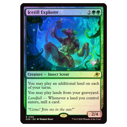Magic The Gathering - Edge of Eternities - Icetill Explorer - 0192 (Foil) (Promo Stamp)