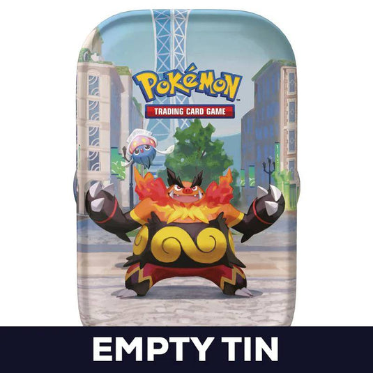 Pokemon - Mega Evolution - Lumiose City  - Mini Tins -  Emboar & Inkay - Empty Mini Tin
