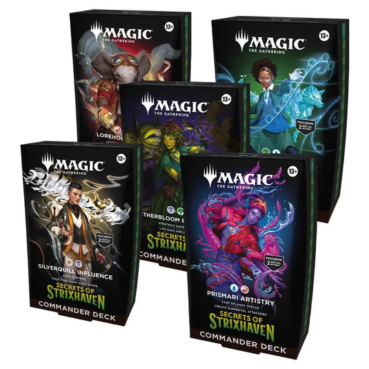 Magic The Gathering - Secrets of Strixhaven - Commander Deck - Bundle of 5