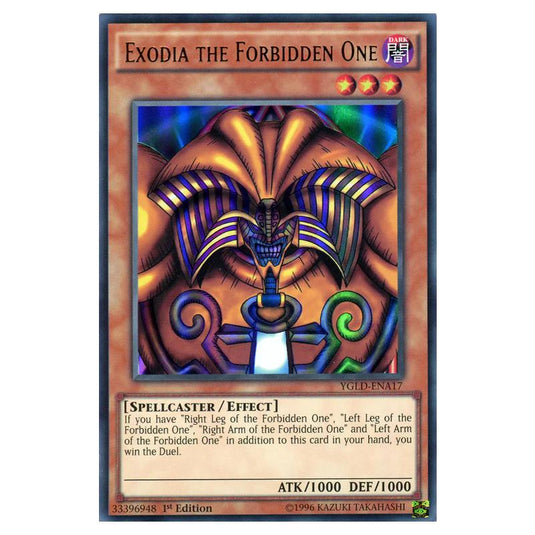 Yu-Gi-Oh! - Yugi's Legendary Decks - Exodia the Forbidden One (Ultra Rare) YGLD-ENA17
