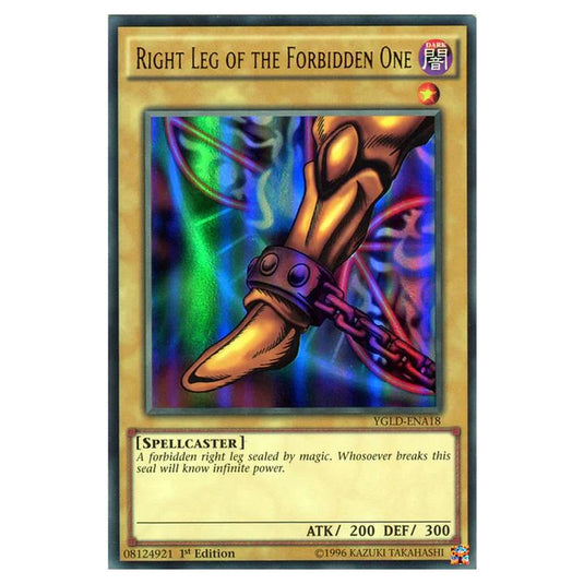 Yu-Gi-Oh! - Yugi's Legendary Decks - Right Leg of the Forbidden One (Ultra Rare) YGLD-ENA18