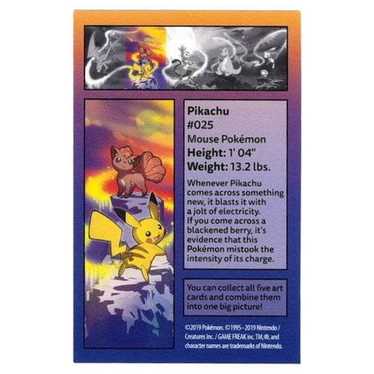Pokemon - Kanto Power - Mini Tin - Pikachu & Vulpix - Art Card