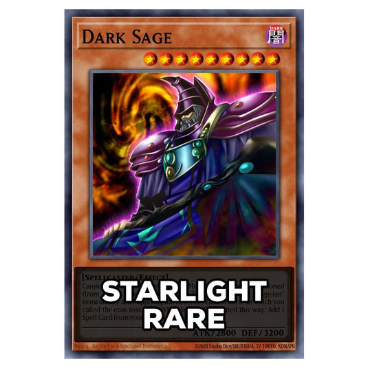 Yu-Gi-Oh! - Rarity Collection 5 - Dark Sage (Starlight Rare) RA05-EN00 Yu-Gi-Oh! - Rarity Collection 5 - Dark Sage (Starlight Rare) RA05-EN00