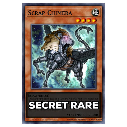 Yu-Gi-Oh! - Rarity Collection 5 - Scrap Chimera (Secret Rare) RA05-EN0 Yu-Gi-Oh! - Rarity Collection 5 - Scrap Chimera (Secret Rare) RA05-EN0