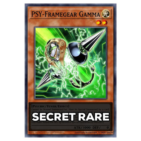PSY-Framegear Gamma RA05-EN006 card from the Yu-Gi-Oh! set Rarity Collection 5