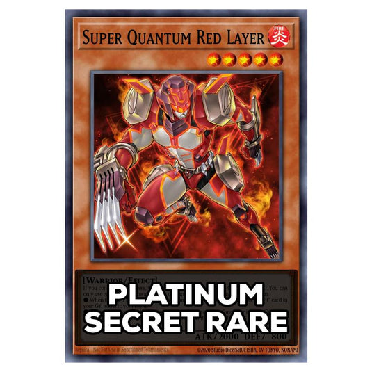 Super Quantum Red Layer RA05-EN008 card from the Yu-Gi-Oh! set Rarity Collection 5