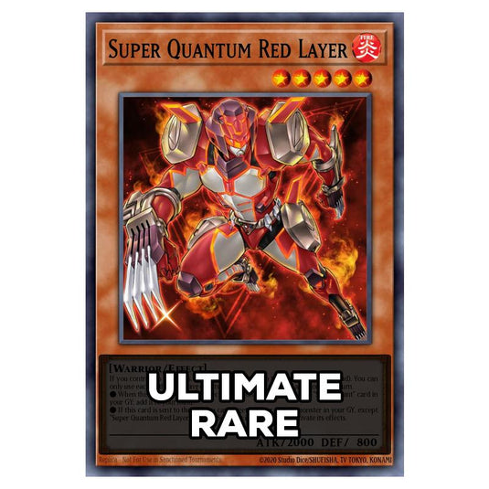 Super Quantum Red Layer RA05-EN008 card from the Yu-Gi-Oh! set Rarity Collection 5